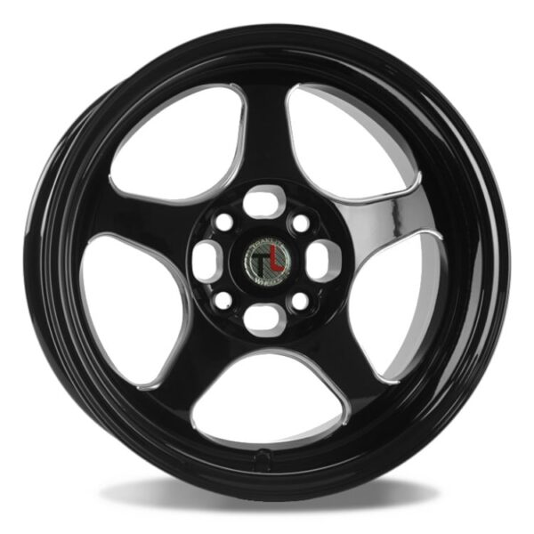 GLOSS BLACK / MILLED SPOKES