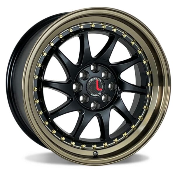 GLOSS BLACK / BRONZE LIP / GOLD RIVETS