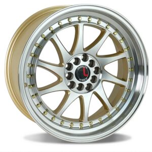 MACHINED FACE / GOLD WINDOWS / GOLD RIVETS