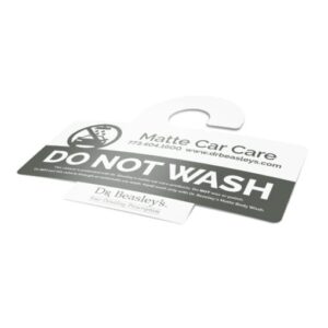 “DO NOT WASH” HANGER — MATTE