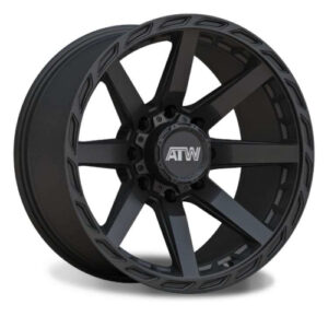 ATW EVERGLADES 20X10 6X135/139.7 ET-18 CB106.1 SATIN BLACK WHEELS