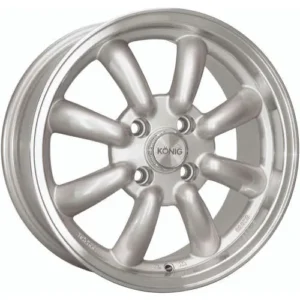 Konig Wheels RG86-53900S Rugged Road Silver Wheel 16x8 5x139.7 Offset (1 Set)